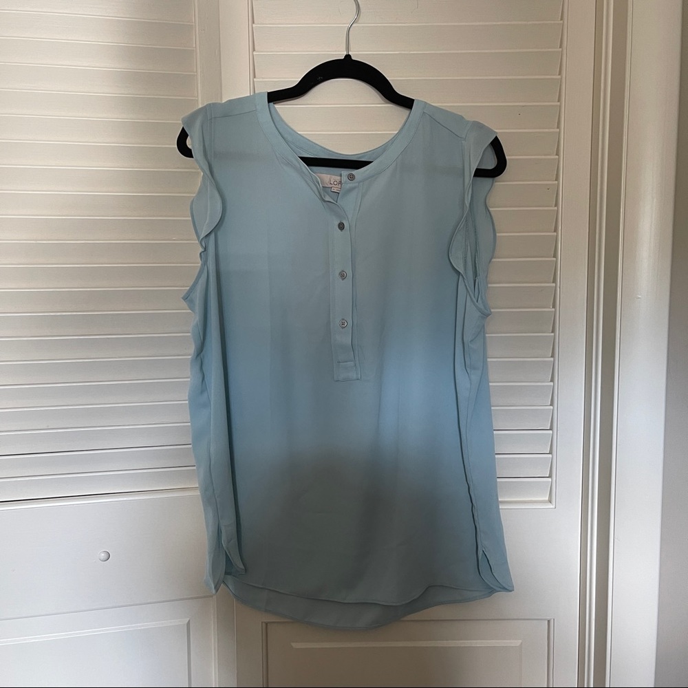 Loft Ruffle Tank Top